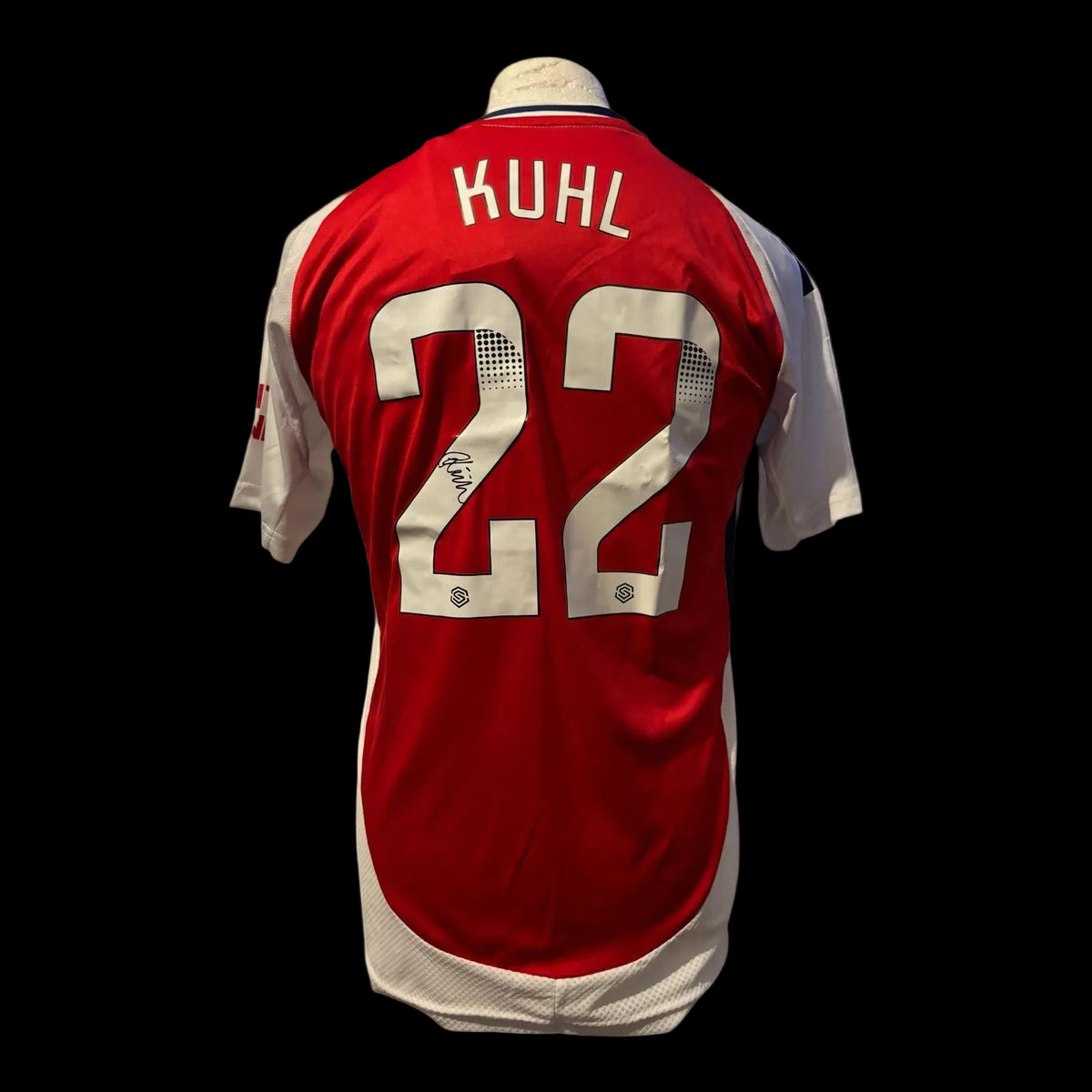 KUHL SIGNED ARSENAL WOMENS 24/25 HOME SHIRT