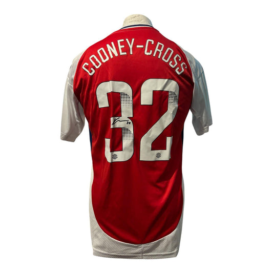 COONEY-CROSS SIGNED ARSENAL WOMENS 24/25 HOME SHIRT