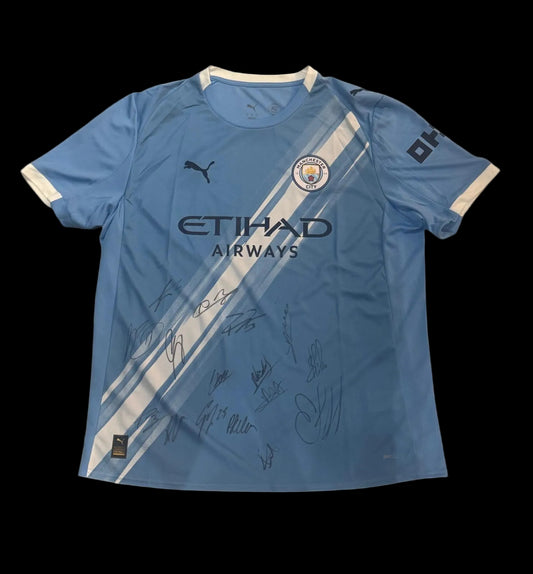 MAN CITY 25/26 MULTI-SIGNED HOME SHIRT