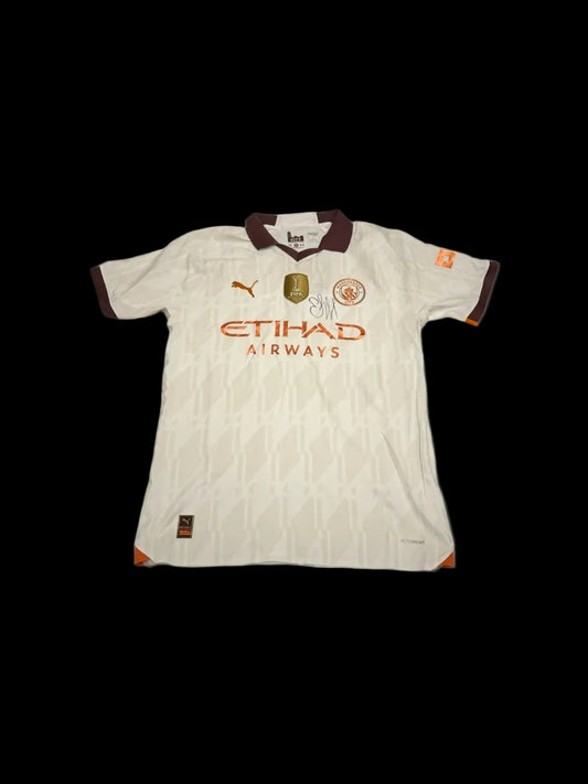 ERLING HAALAND FRONT-SIGNED MANCHESTER CITY SHIRT