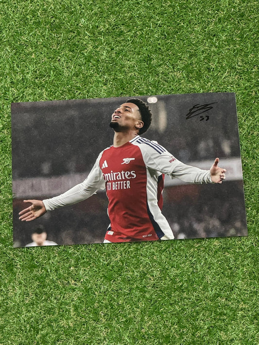 Ethan Nwaneri Signed Photo ZL FOOTY