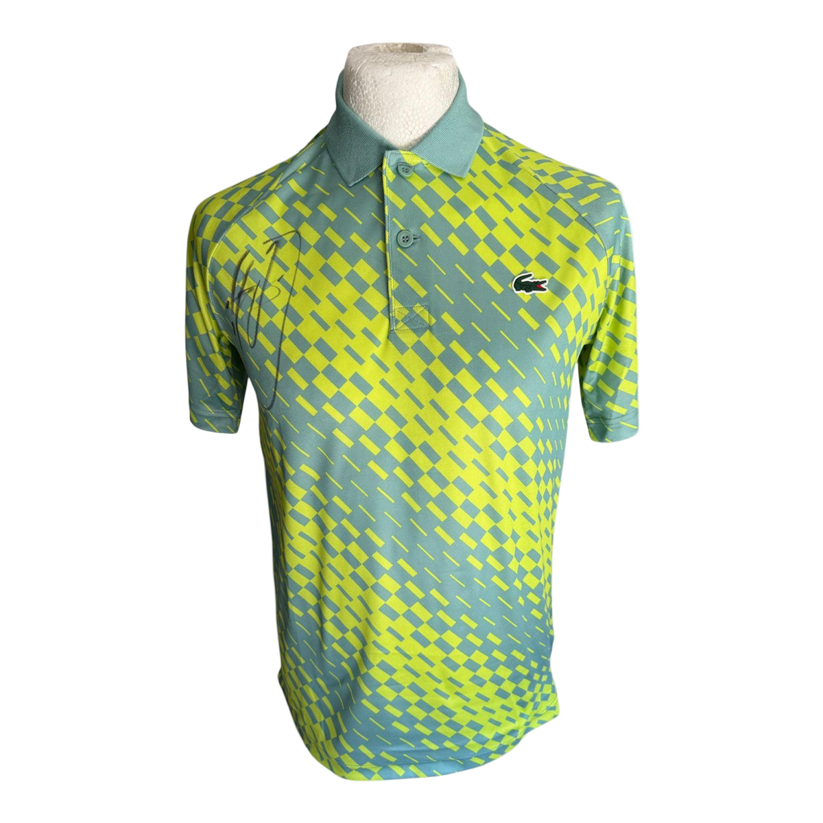 Novak Djokovic Signed Lacoste Match Shirt ZL FOOTY