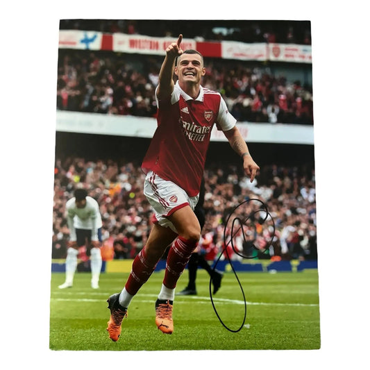 GRANIT XHAKA SIGNED PHOTO ZL FOOTY