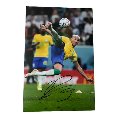 RICHARLISON SIGNED PHOTO ZL FOOTY