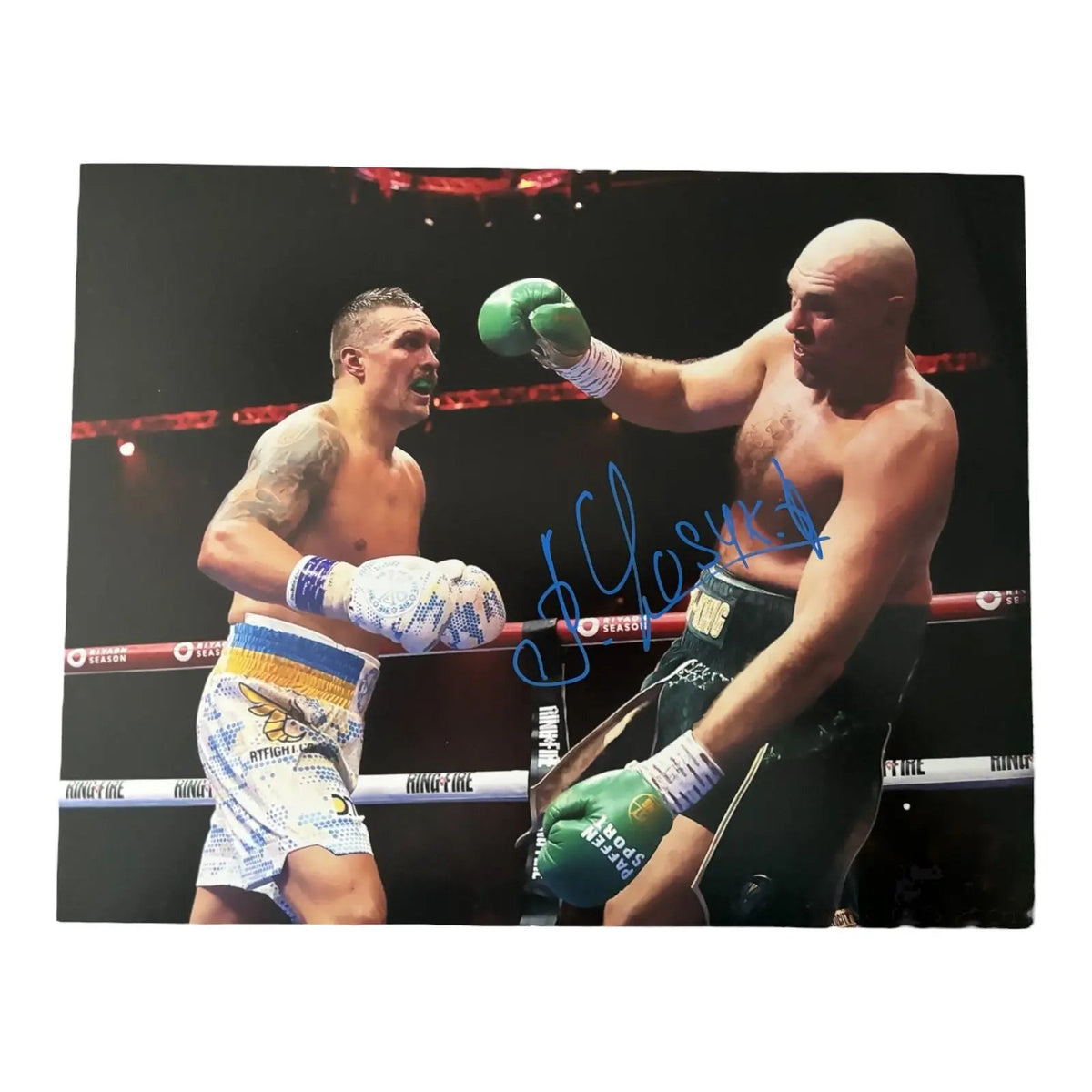 OLEKSANDR USYK SIGNED PHOTO ZL FOOTY