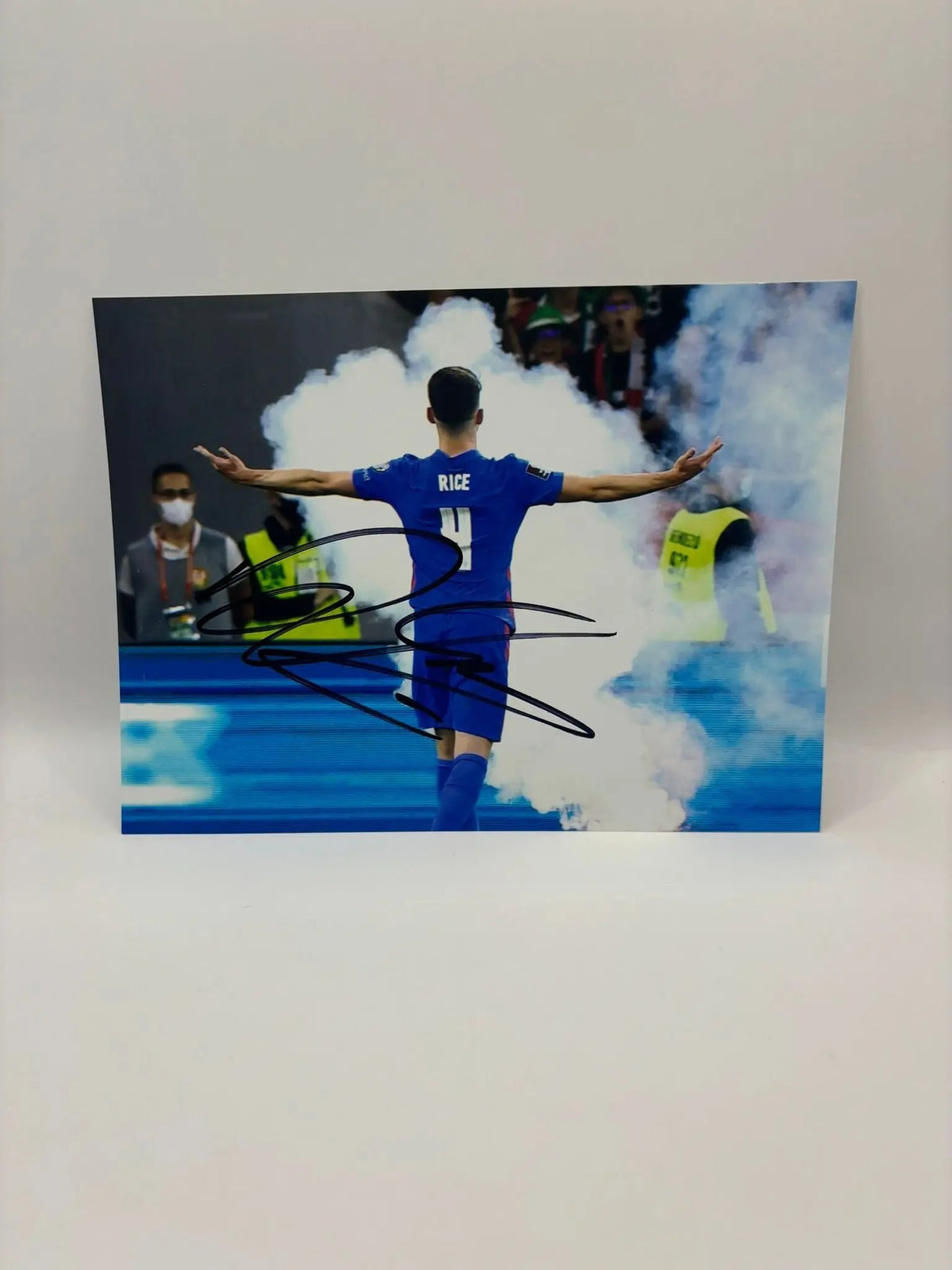 DECLAN RICE SIGNED PHOTO ZL FOOTY