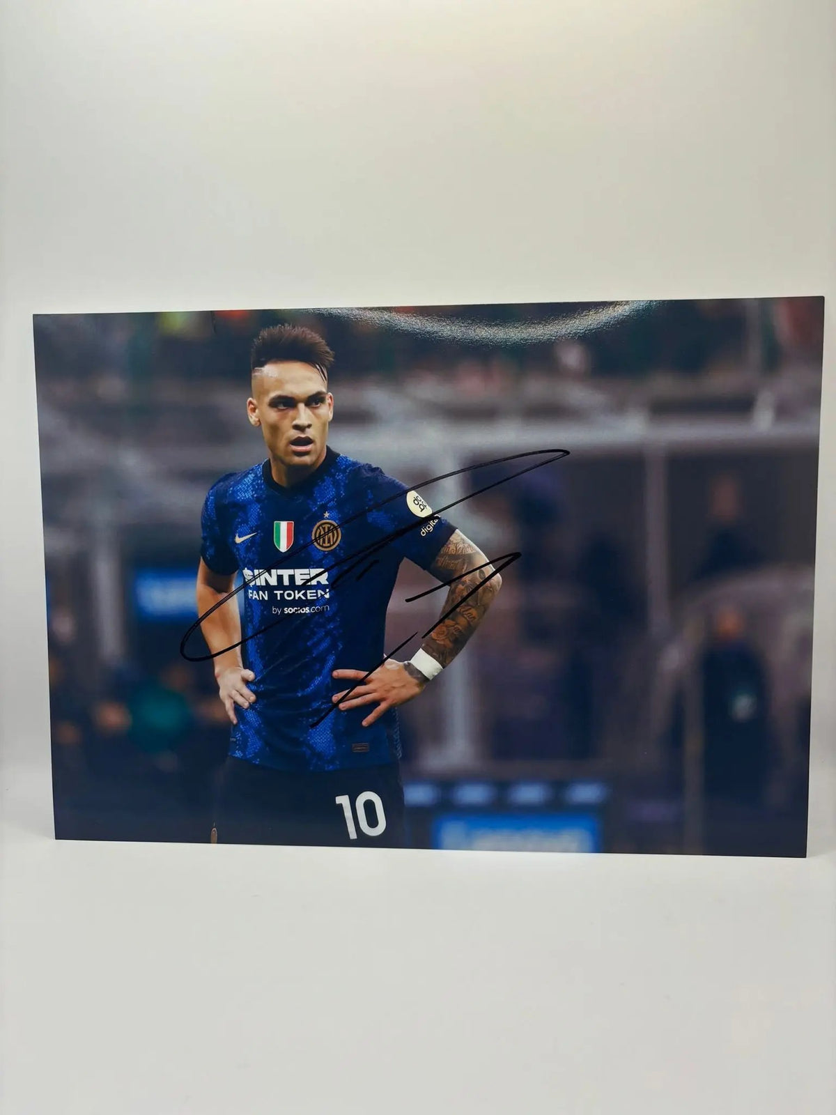 LATUARO MARTINEZ SIGNED PHOTO ZL FOOTY