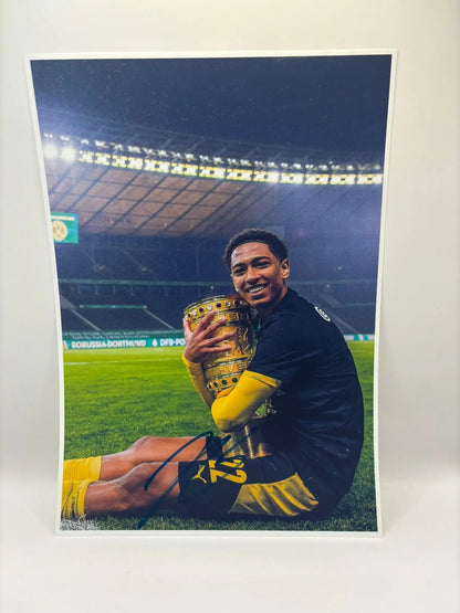 JUDE BELLINGHAM SIGNED PHOTO ZL FOOTY