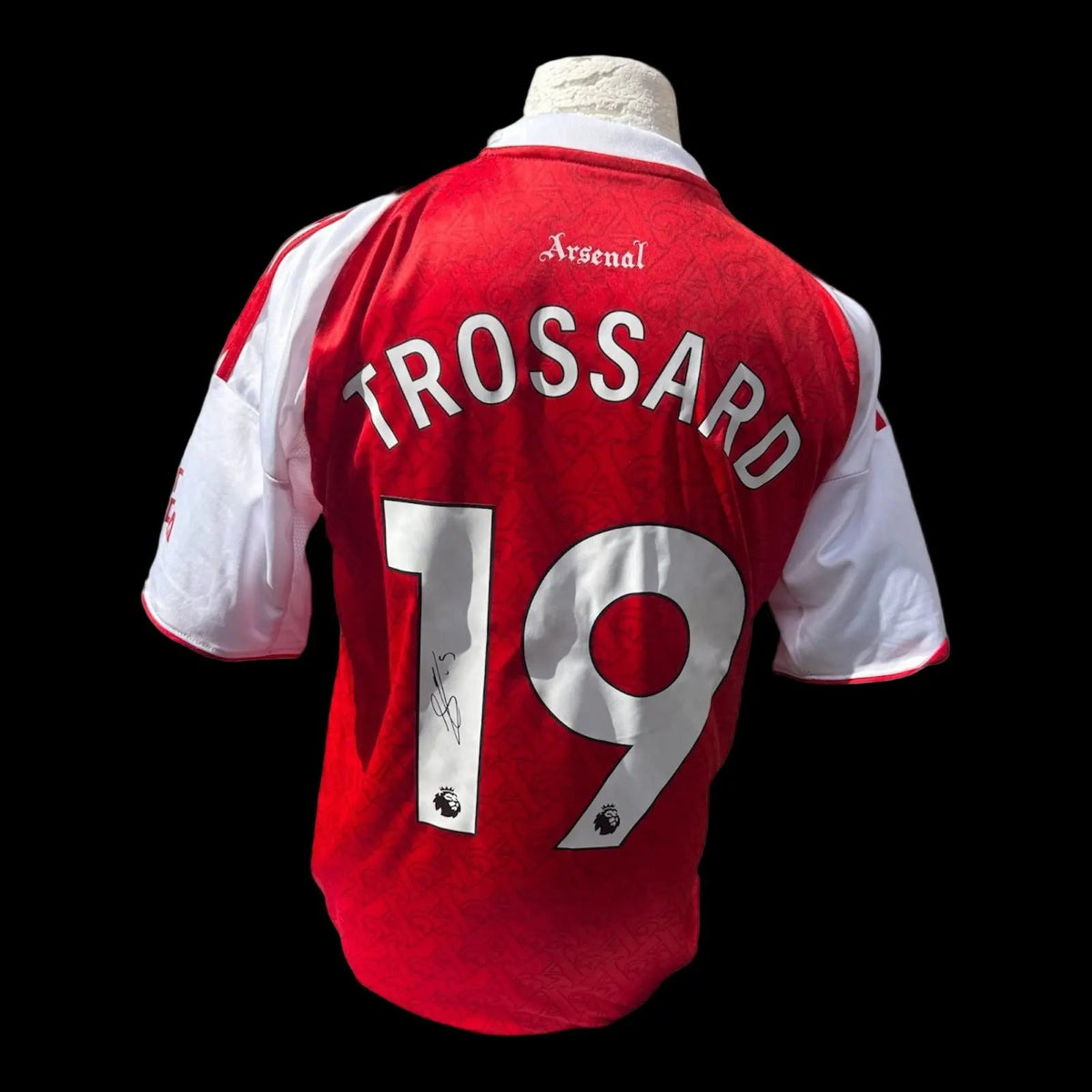 LEANDRO TROSSARD SIGNED ARSENAL 25/26 HOME SHIRT ZL FOOTY
