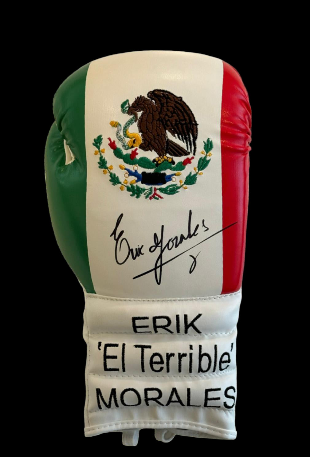 ERIK MORALES SIGNED BOXING GLOVES LIMELIGHT MEMORABILIA