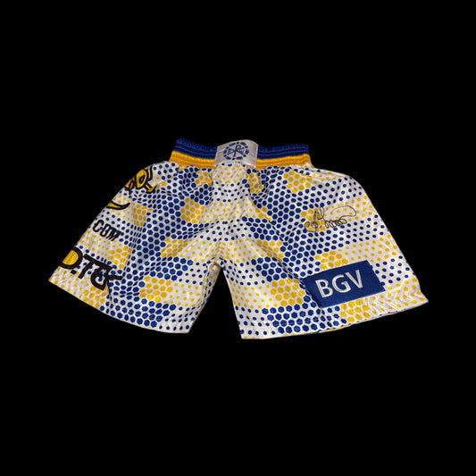 SIGNED USYK BOXING SHORTS LIMELIGHT MEMORABILIA