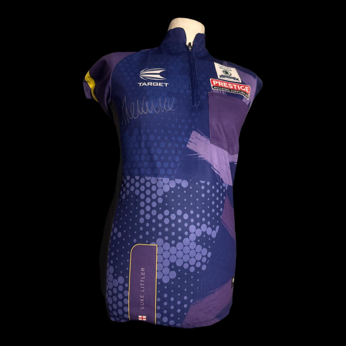 LUKE LITTLER SIGNED FRONT DARTS SHIRT