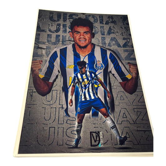 LUIS DIAZ SIGNED PHOTO ZL FOOTY