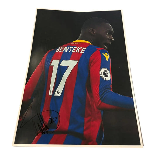 BENTEKE SIGNED PHOTO ZL FOOTY