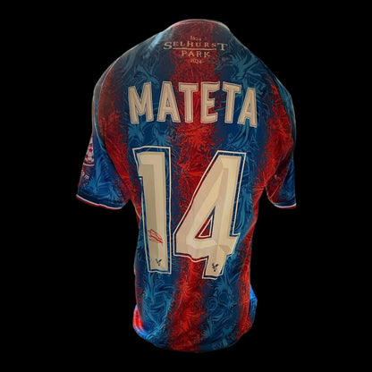 MATETA SIGNED CRYSTAL PALACE COMMUNITY SHIELD WINNING HOME SHIRT ZL FOOTY