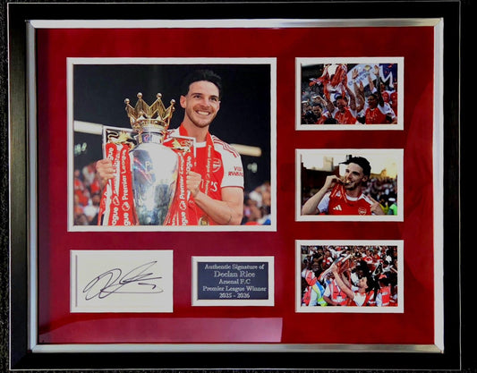 Declan Rice Signed Photo Montage