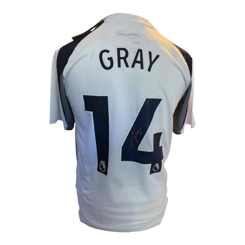 Authentic hand-signed Archie Gray Tottenham Hotspur 25/26 home shirt with bold autograph.