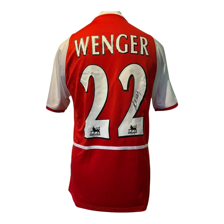 Arsene Wenger Signed Invincibles Arsenal Home Shirt | AFC