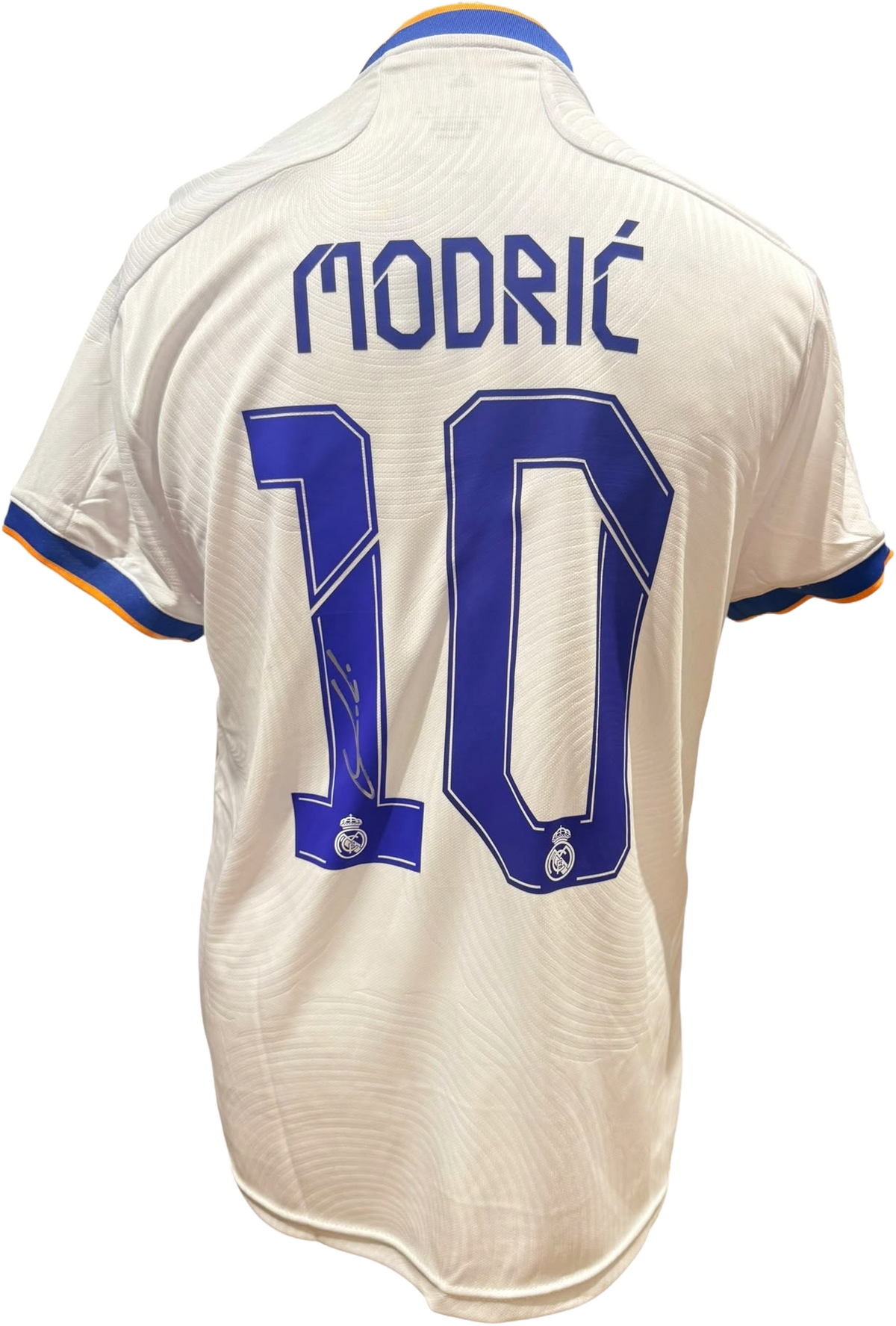 Luka Modrić Signed Real Madrid Home Shirt – 2021/22 Replica Double-Winning Jersey