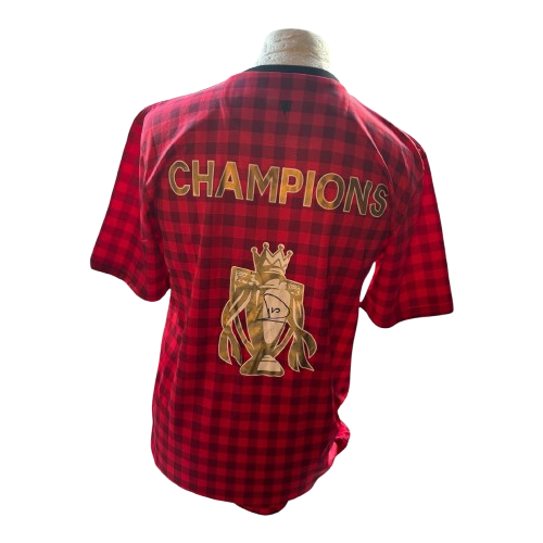 Rio Ferdinand hand-signed Manchester United Premier League Champions shirt with COA.
