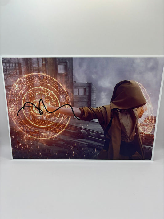Authentic hand-signed photo of Tilda Swinton as the Ancient One in Marvel’s Doctor Strange, signed in bold permanent ink with a Limelight Memorabilia COA.